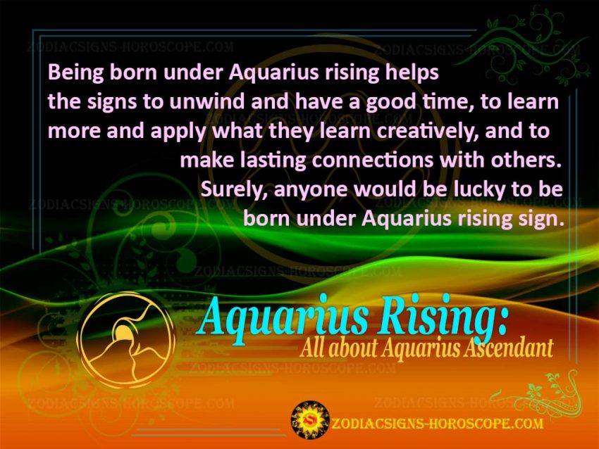 Aquarius Rising Personality Traits of Aquarius Ascendant 12 Rising Signs