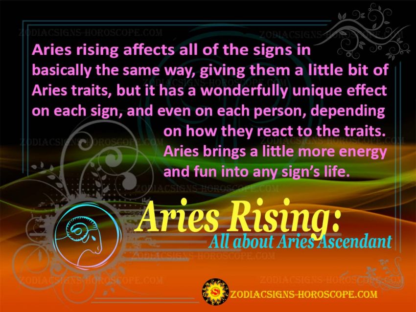 Aries Rising - Aries Ascendant Personality Traits | Aries Rising Sign