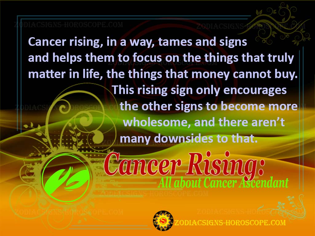 Cancer Rising - Cancer Ascendant