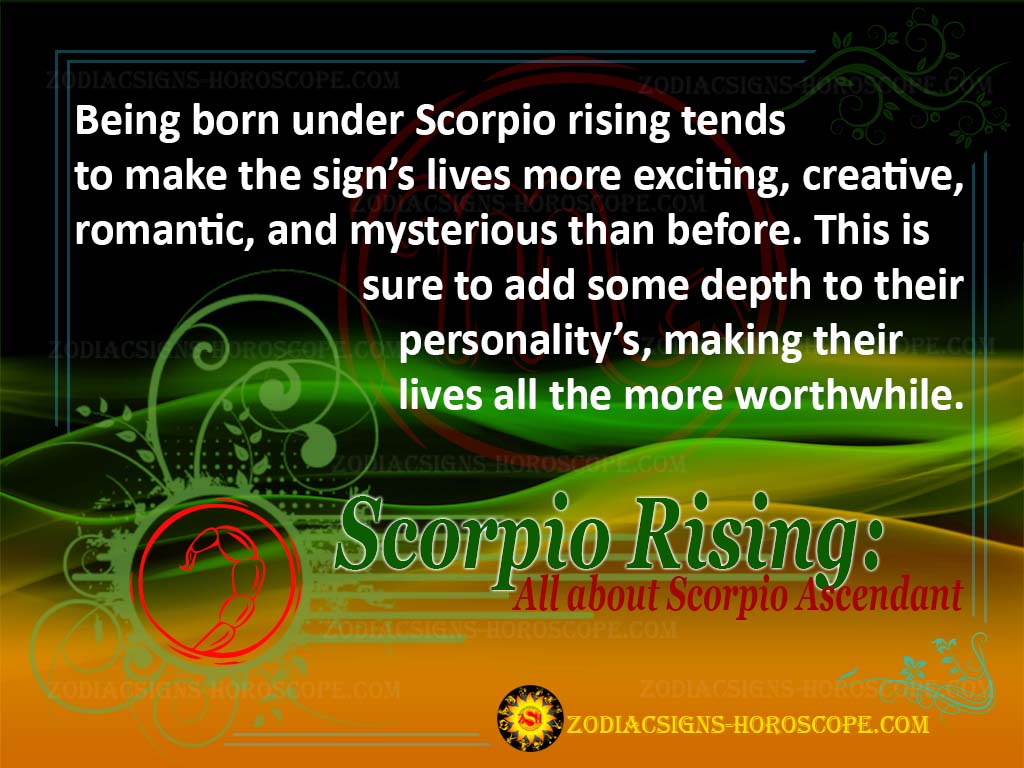 Scorpio Rising - Škorpión Ascendent