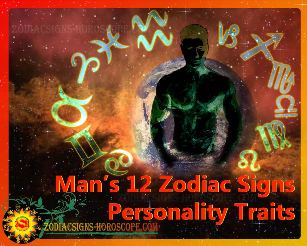 Zodiac man. Zodiac male.