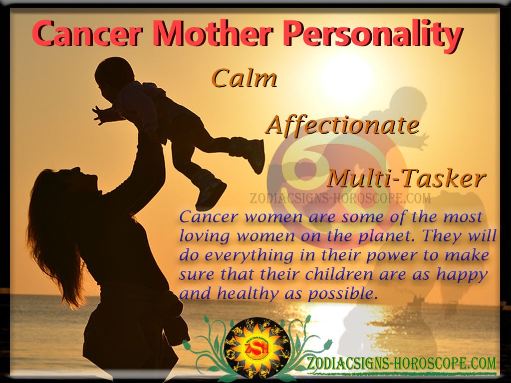 السمات الشخصية للسرطان الأم