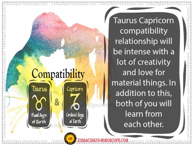 Compatibilidade com Touro e Capricórnio Amor