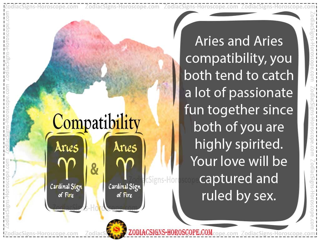 Amor de compatibilidade de Áries e Áries