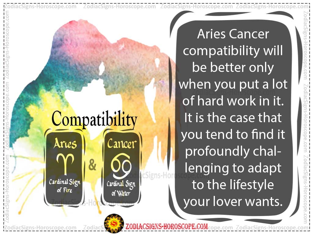 Amor de compatibilidad entre Aries y Cáncer