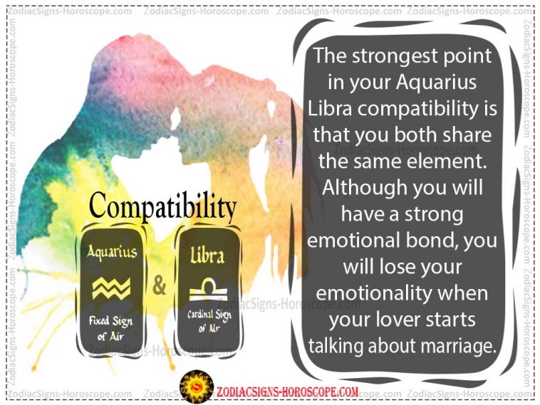 Amor de compatibilidade de Aquário e Libra