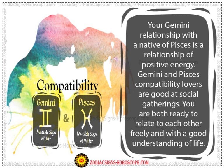 Gemini and Pisces Compatibility Love, Life, Trust, and Intimacy