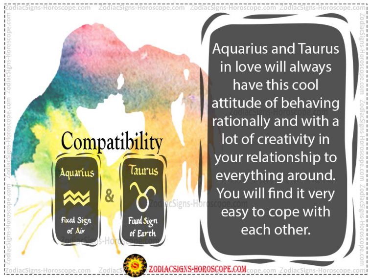 Aquarius at Taurus Compatibility Love