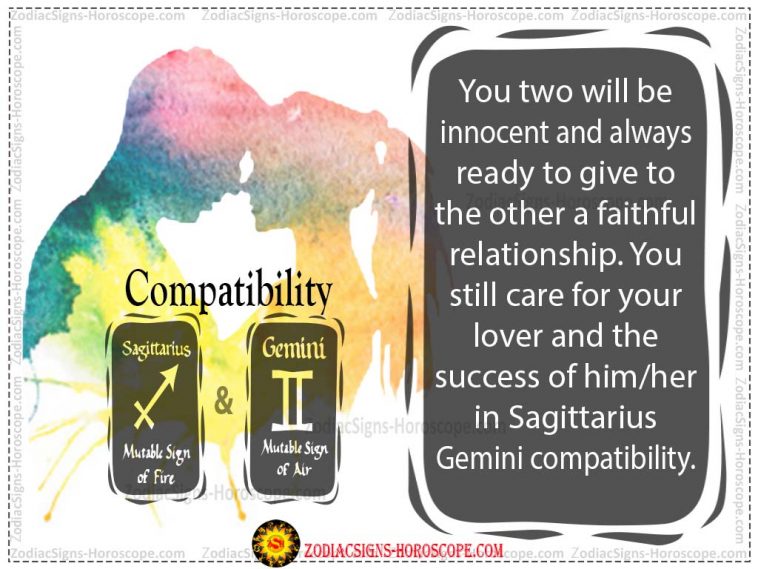 Compatibilidade amorosa entre Sagitário e Gêmeos