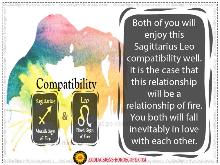 Sagittarius at Leo Love Compatibility