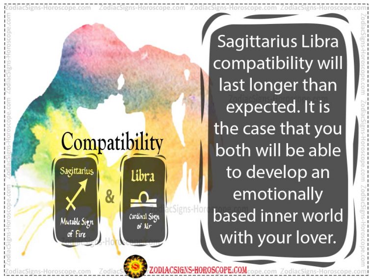 Compatibilidade amorosa entre Sagitário e Libra