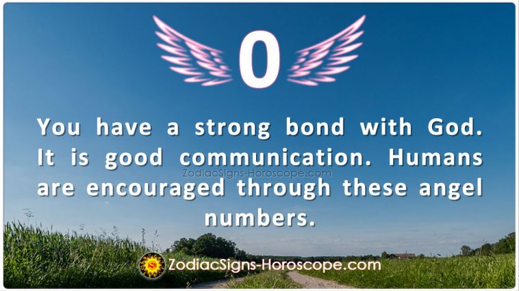 Angel Number 0 meaning