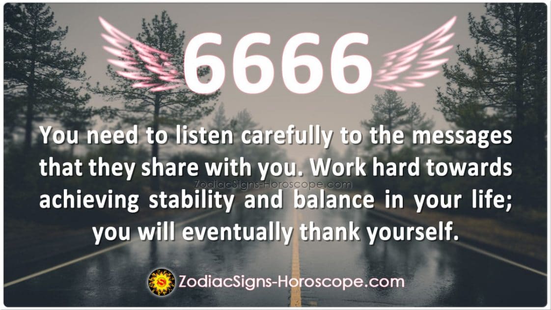 what does it mean when you see the number 6666