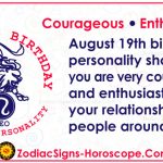 Zodiac 19 august August 19