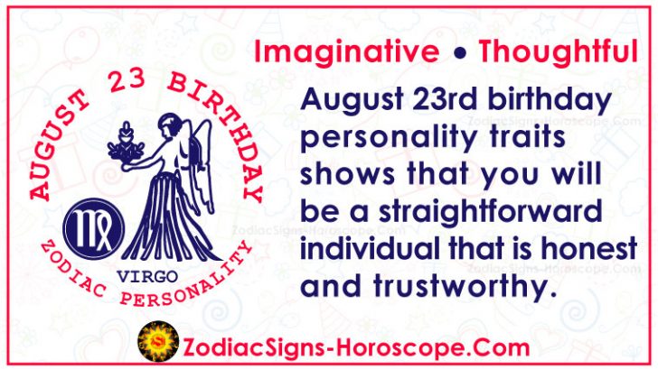 August 23 Zodiac (Virgo) Horoscope Birthday Personality and Lucky