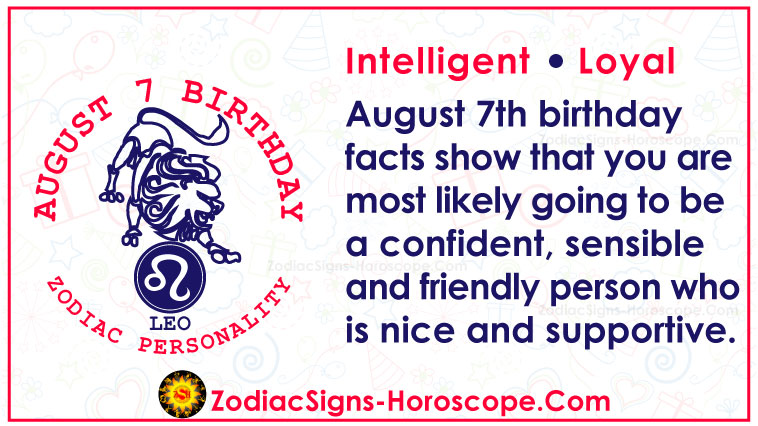 August 7 Zodiac (Leo) Horoscope Birthday Personality And Lucky Things | Zsh