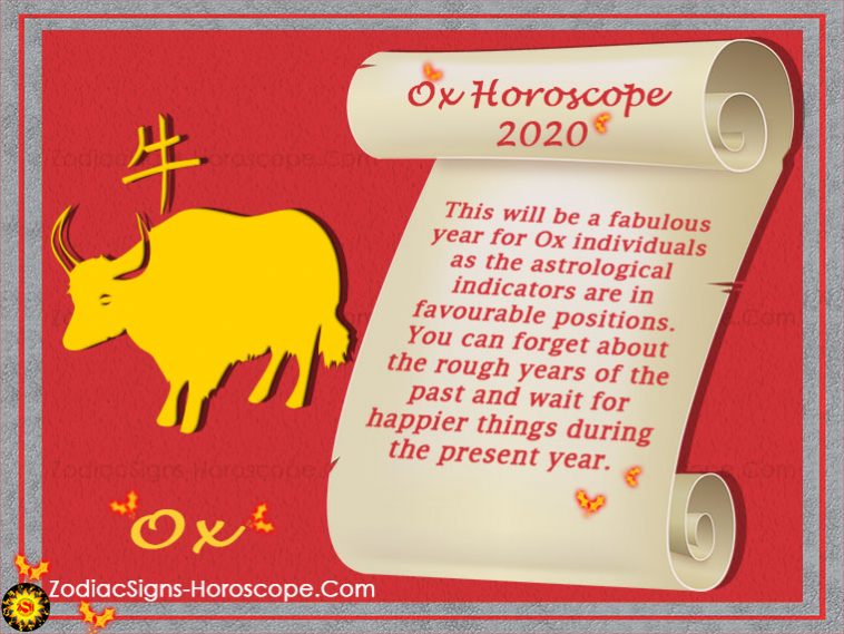 Izibikezelo ze-Ox Horoscope 2020