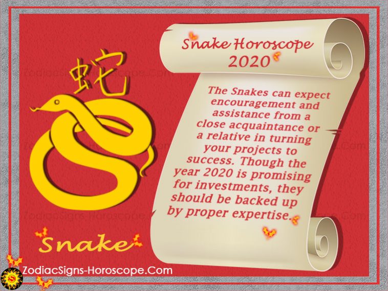 Predviđanja za horoskop zmija 2020