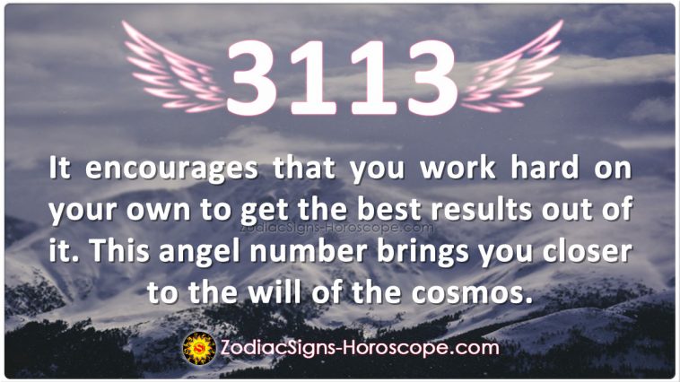 Anghel Number 3113 Meaning