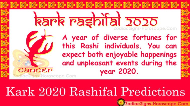 Kark Rashifal 2020 horoskoopin ennusteet