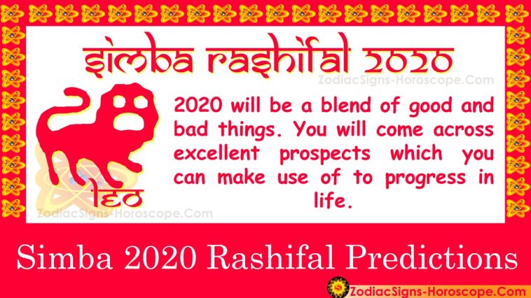 Predviđanja horoskopa Simha Rashifala 2020