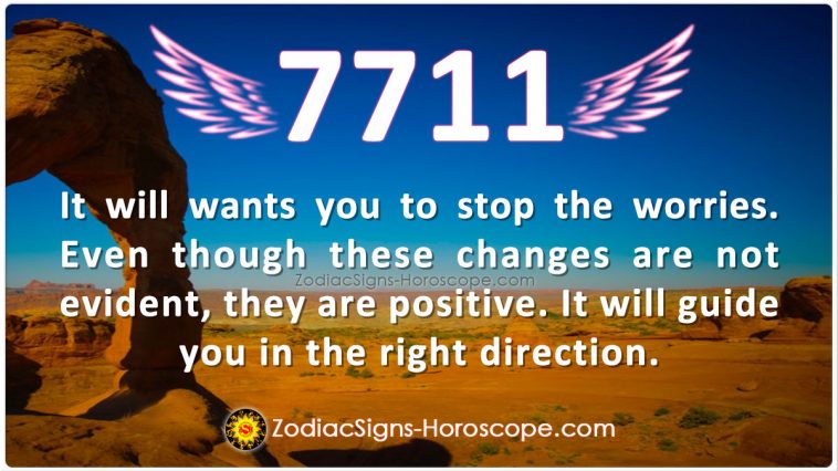 Angel Number 7711 Meaning