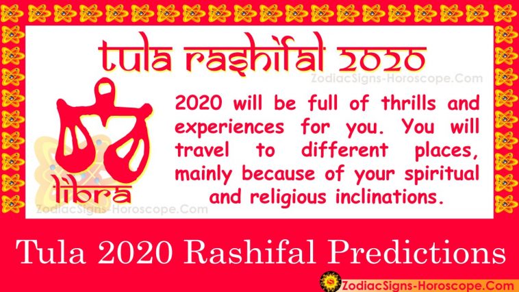Godišnje prognoze za Tula Rashifal 2020