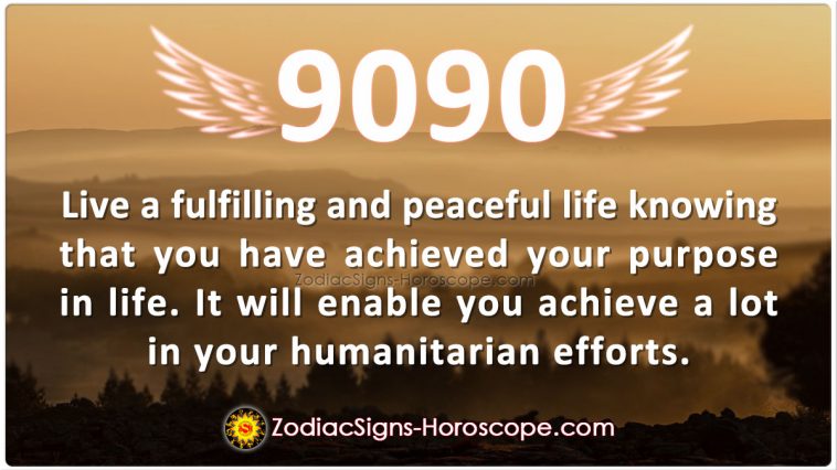 Angel Number 9090 Meaning