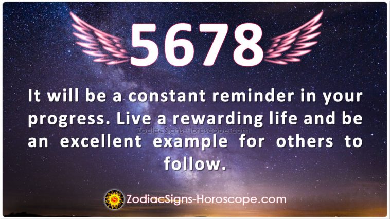 Angel Number 5678 Meaning
