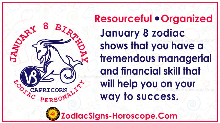 8 de enero Zodiaco Cumpleaños Horóscopo Personalidad