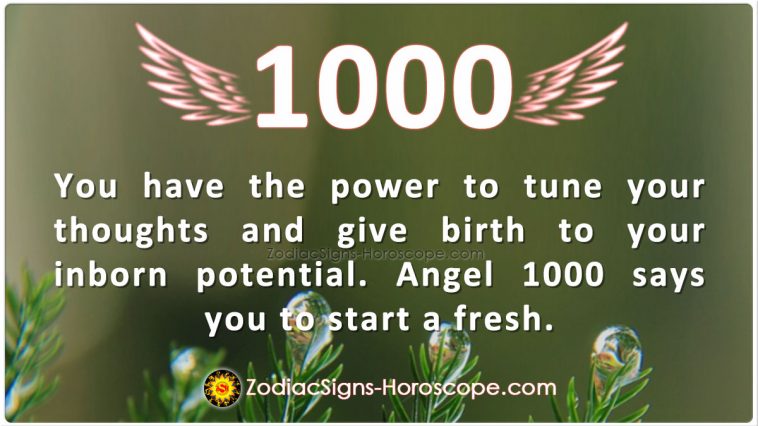 Eņģeļa numura 1000 nozīme