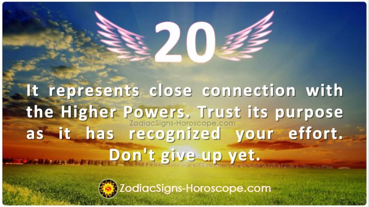 Angel Number 20 meaning