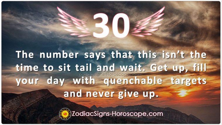Angel Number 30 meaning