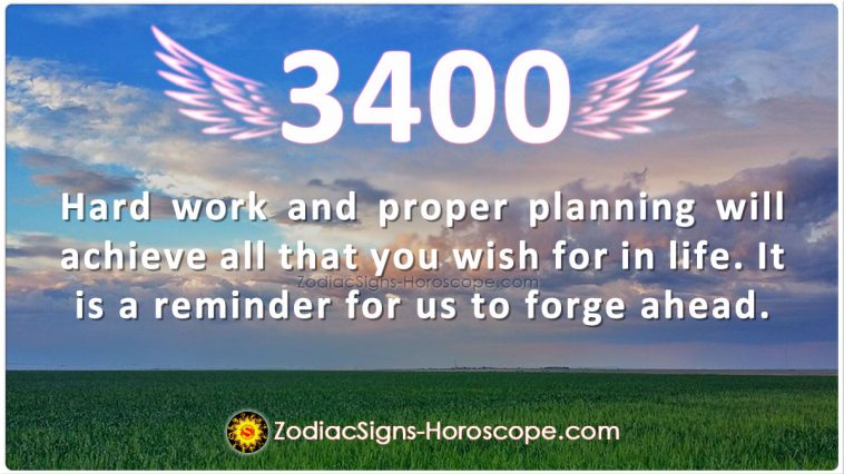 Angel Number 3400 Meaning