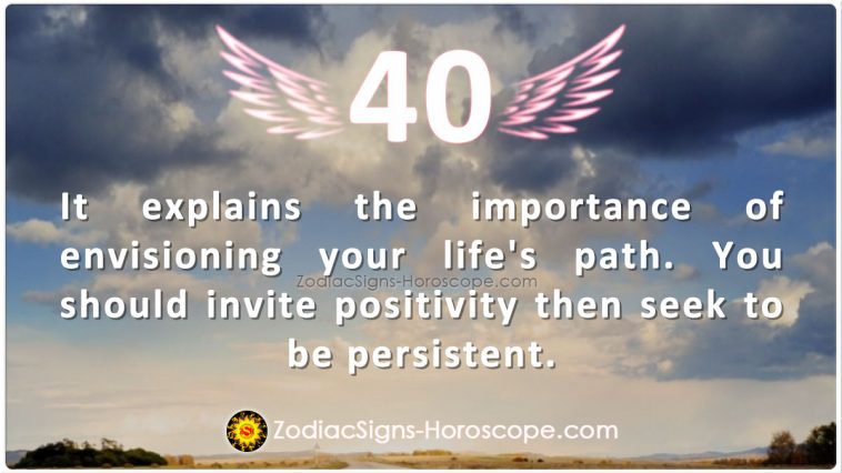 Angel Number 40 meaning
