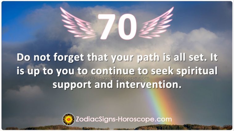 Angel Number 70 meaning