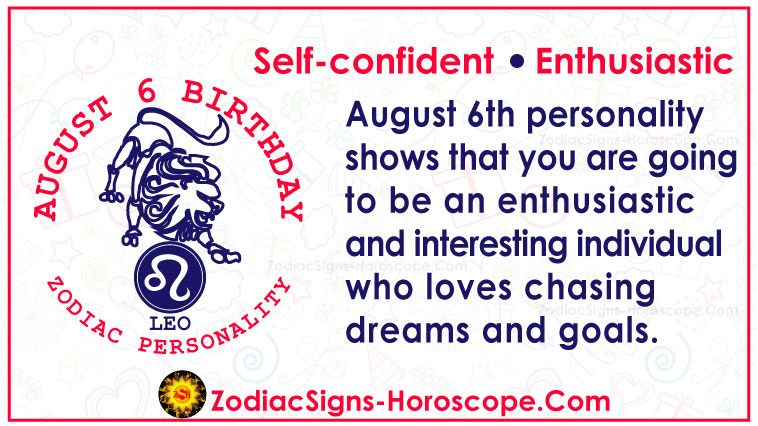 Agasti 6 Zodiac Birthday Horoscope Personality