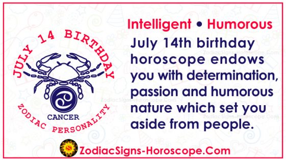 July 14 Zodiac (Cancer) Horoscope Birthday Personality and Lucky Things  ZSH