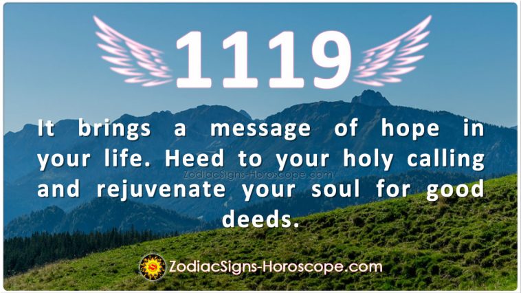 Angel Number 1119 Meaning