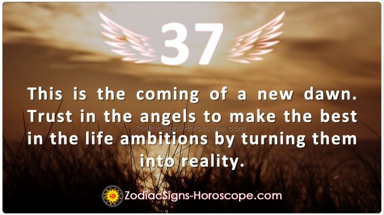 Angel Number 37 meaning
