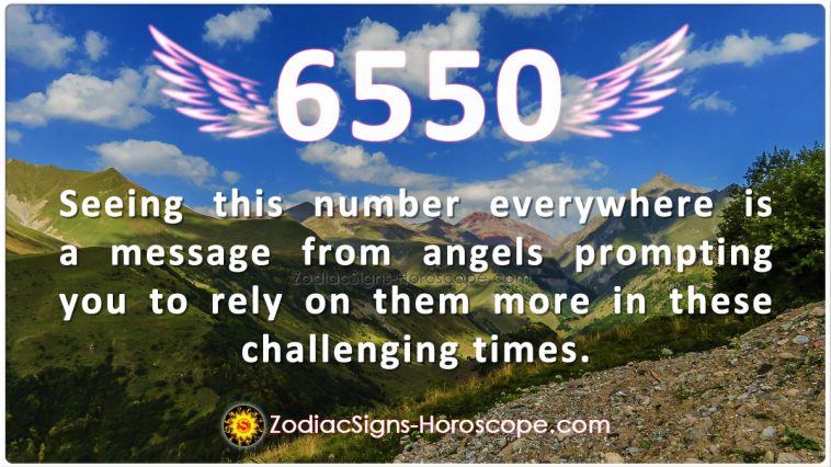 Significado do anjo número 6550