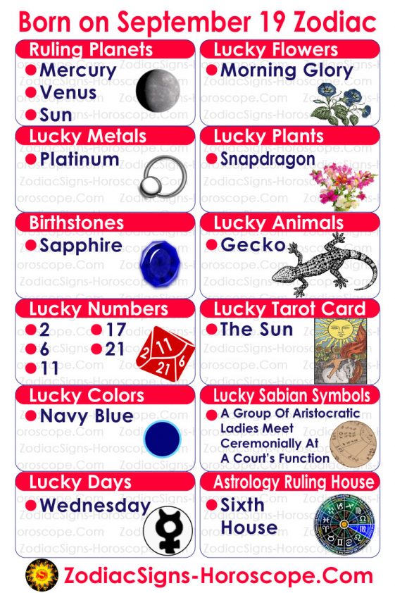 September 19 Zodiac (Virgo) Horoscope Birthday Personality and Lucky Things