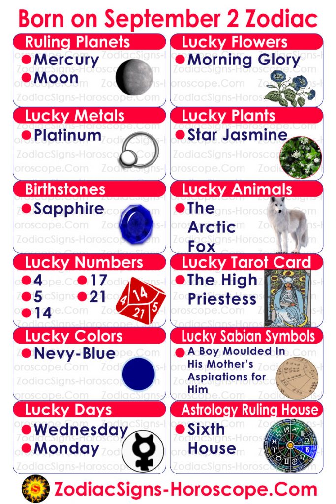 September 2 Zodiac (Virgo) Horoscope Birthday Personality and Lucky