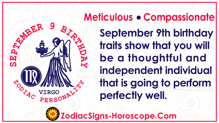 September 9 Zodiac Full Horoscope Birthday Personality Zsh