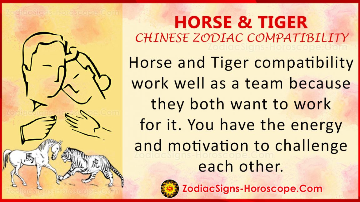 Horse and Tiger Chinese Zodiac Compatibility Love and Relationship