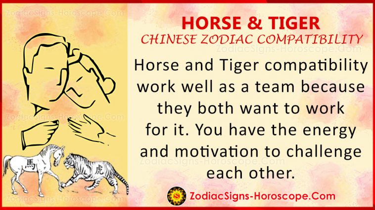 Kompatibilität mit chinesischen Sternzeichen Pferd und Tiger