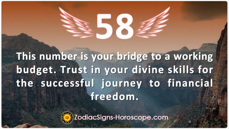 Angel Number 58 meaning