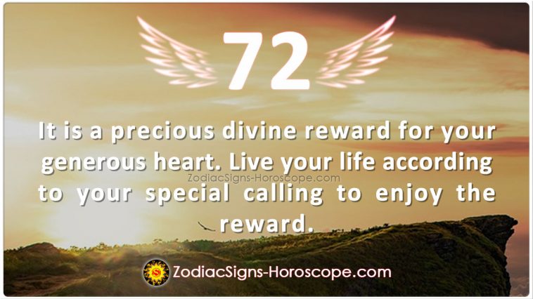 Angel Number 72 meaning