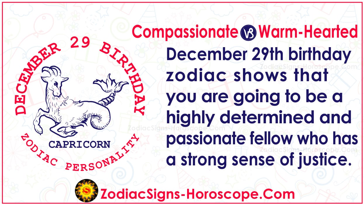 December 29 Zodiac Capricorn Horoscope Birthday Personality And Lucky