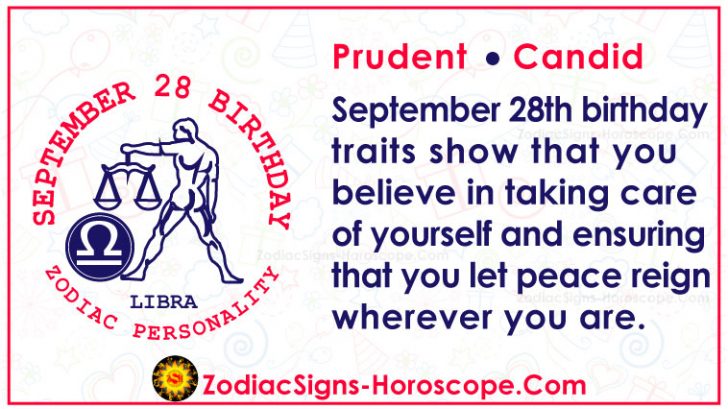 September 28 Zodiac (Libra) Horoscope Birthday Personality and Lucky Things